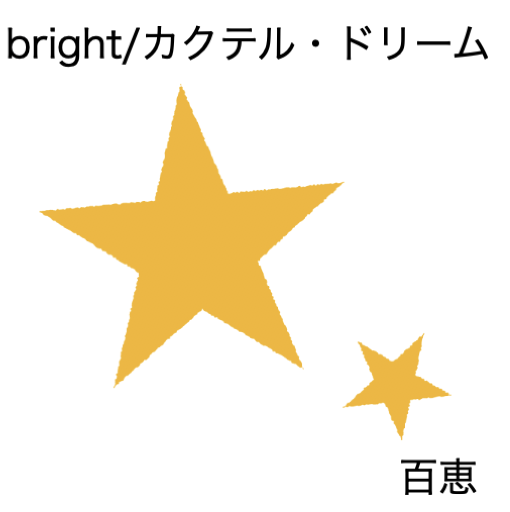 bright/カクテル・ドリーム